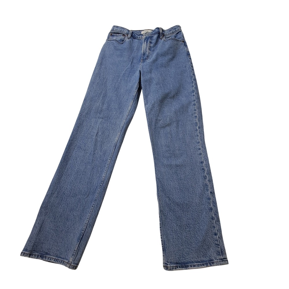 Abercrombie & Fitch Jeans Womens 29/8R Blue The '90s Straight Ultra High Rise